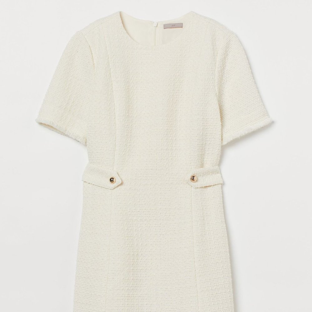 Cream Tweed Dress NWT